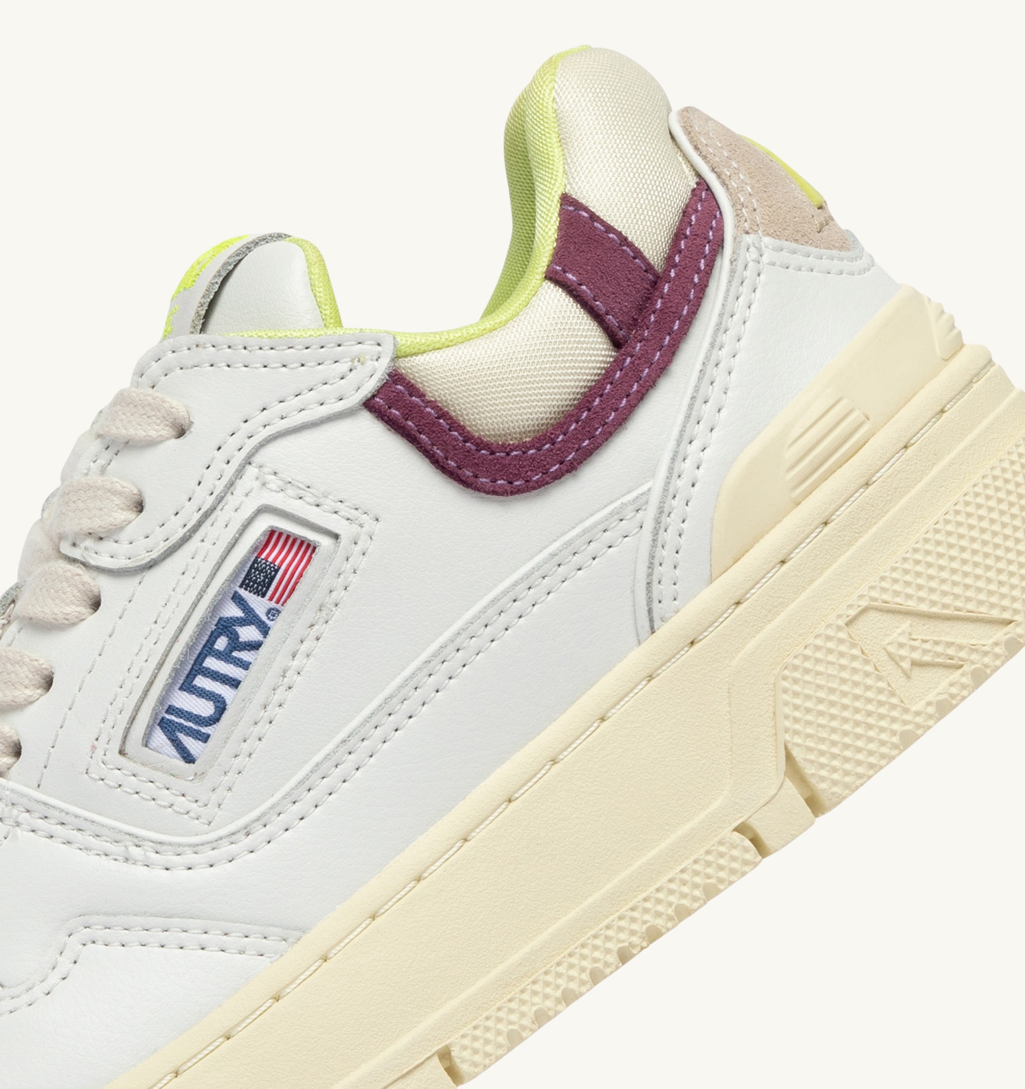BASKETS CLC LOW EN CUIR BLANC ET FIRENZE