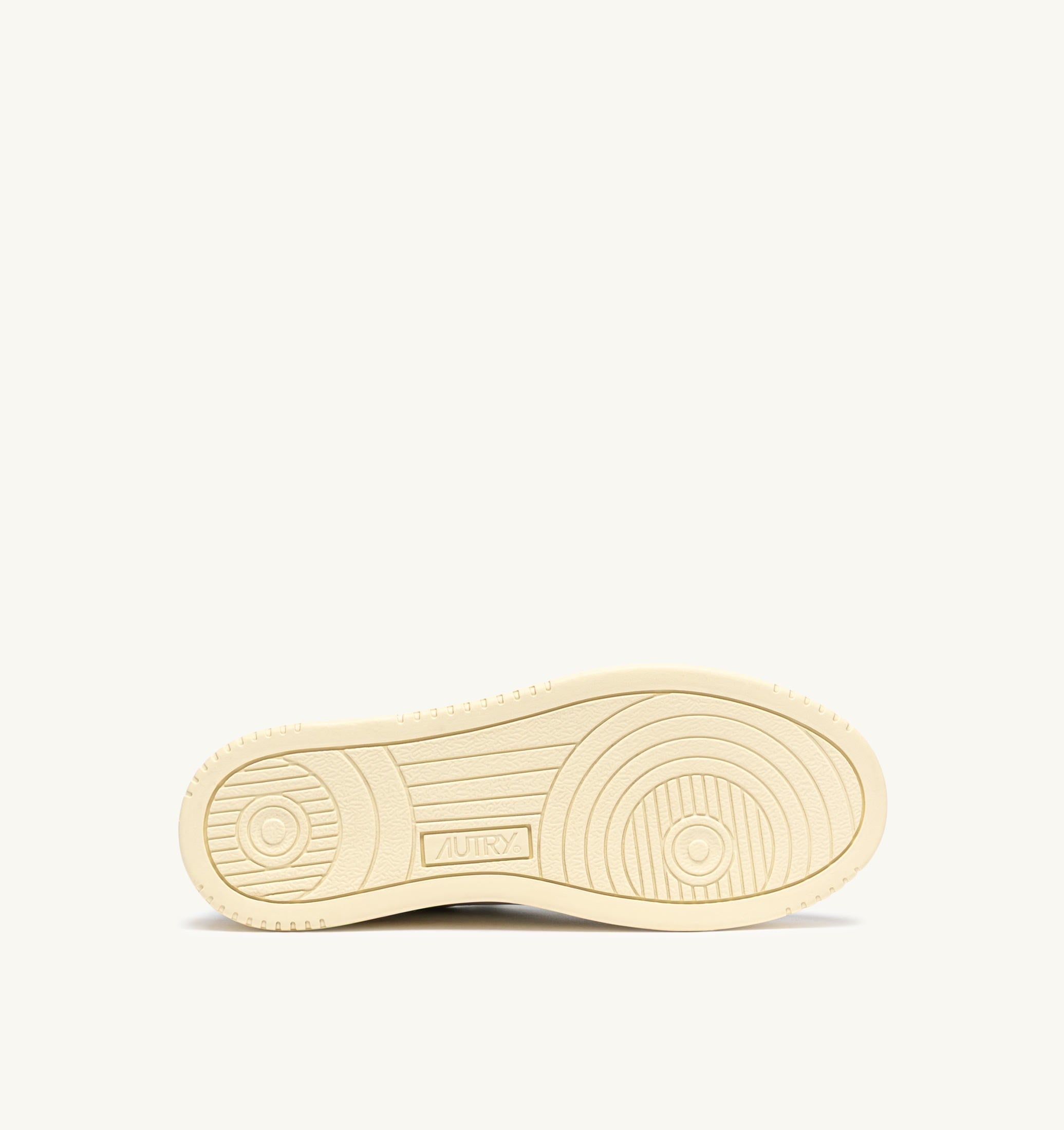 BASKETS MEDALIST LOW EN CUIR BLANC ET DÉTAILS LUREX ARGENT