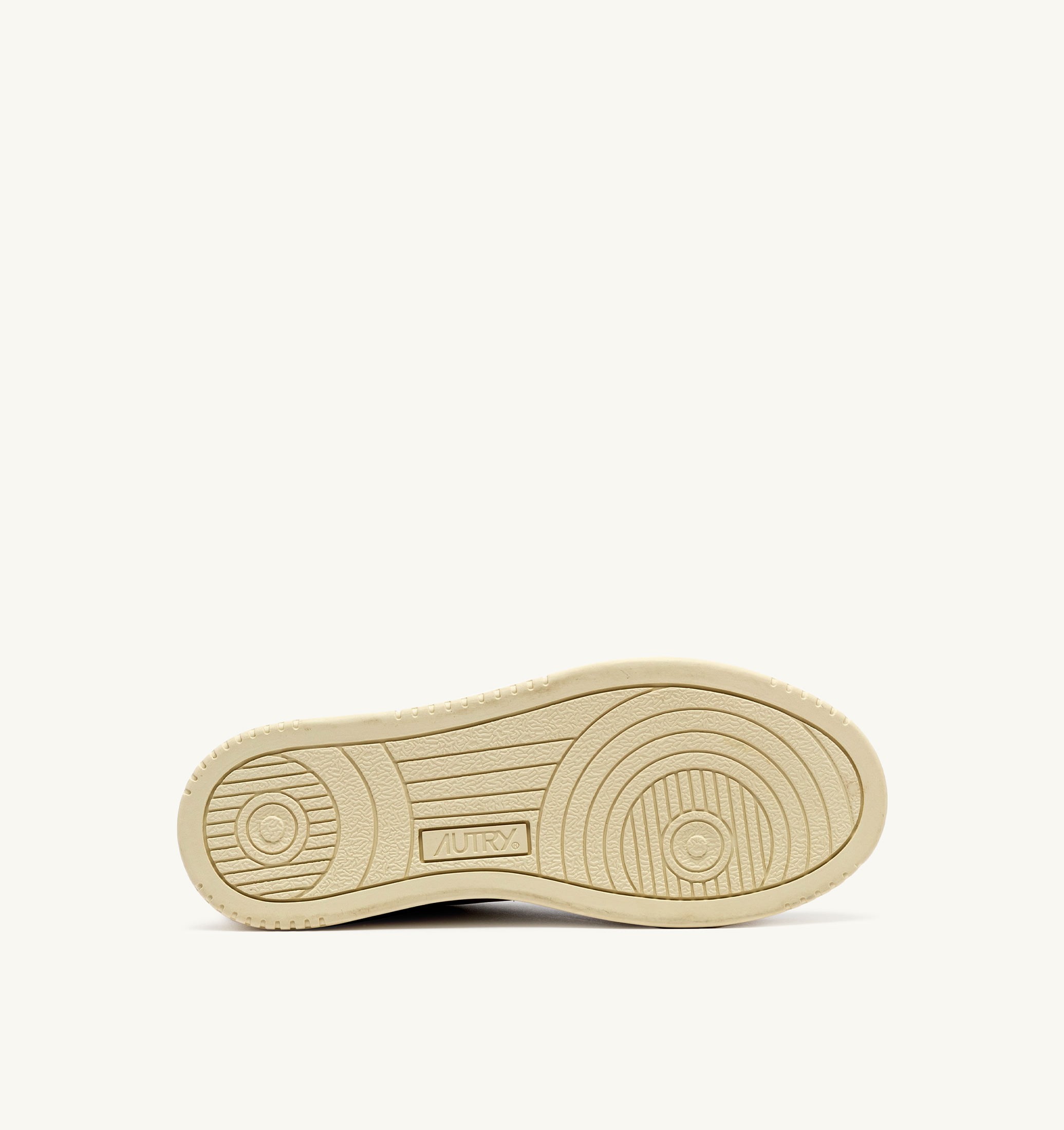 BASKETS MEDALIST LOW EN CUIR BLANC ET NOIR ET DAIM BEIGE