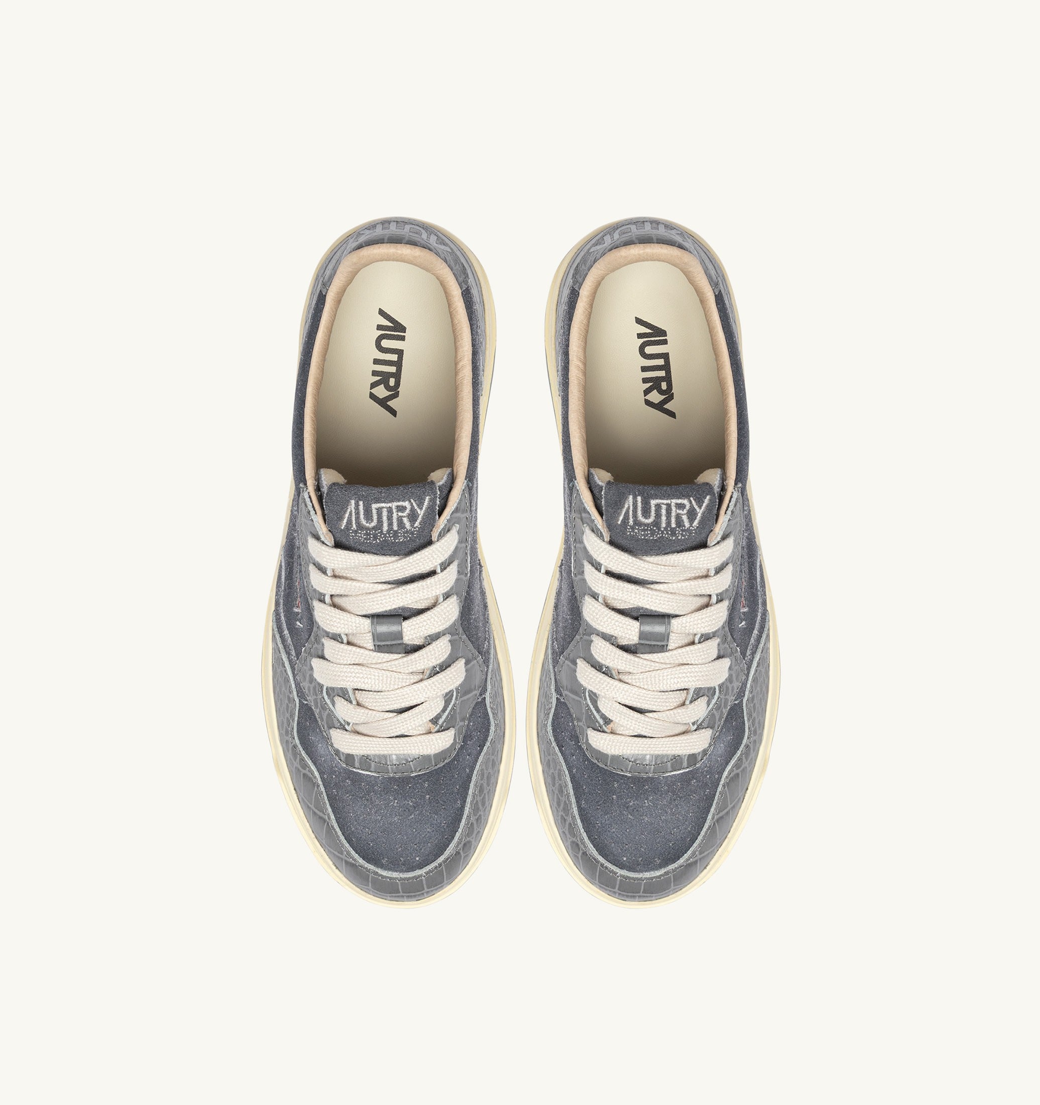 BASKETS MEDALIST LOW EN DAIM ET CUIR NIGHT OWL