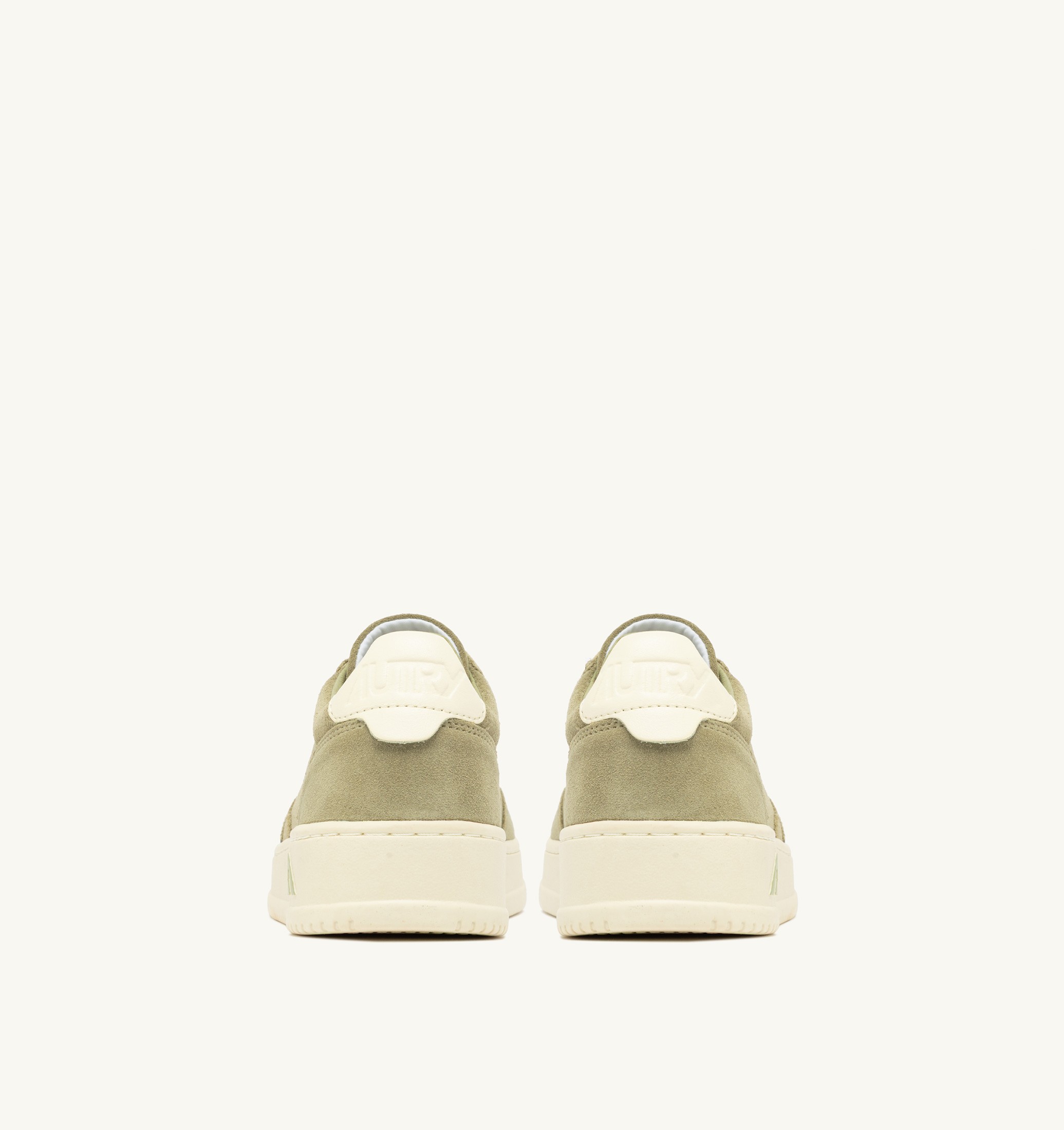 BASKETS MEDALIST LOW EN DAIM GRAY GREEN ET BLANC