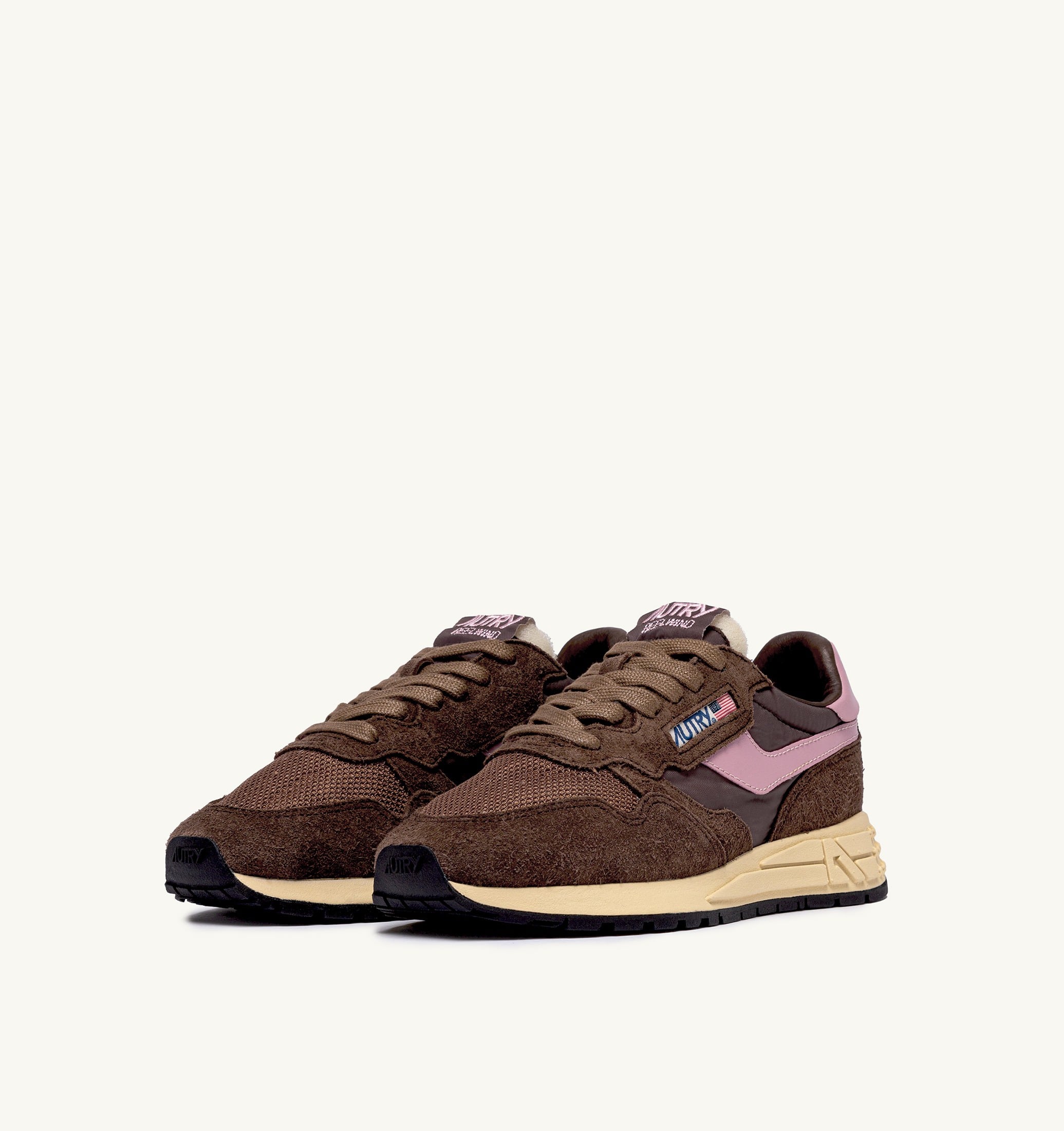 BASKETS REELWIND LOW EN NYLON DAIM ET CUIR PLUGH ET ZEPHYR
