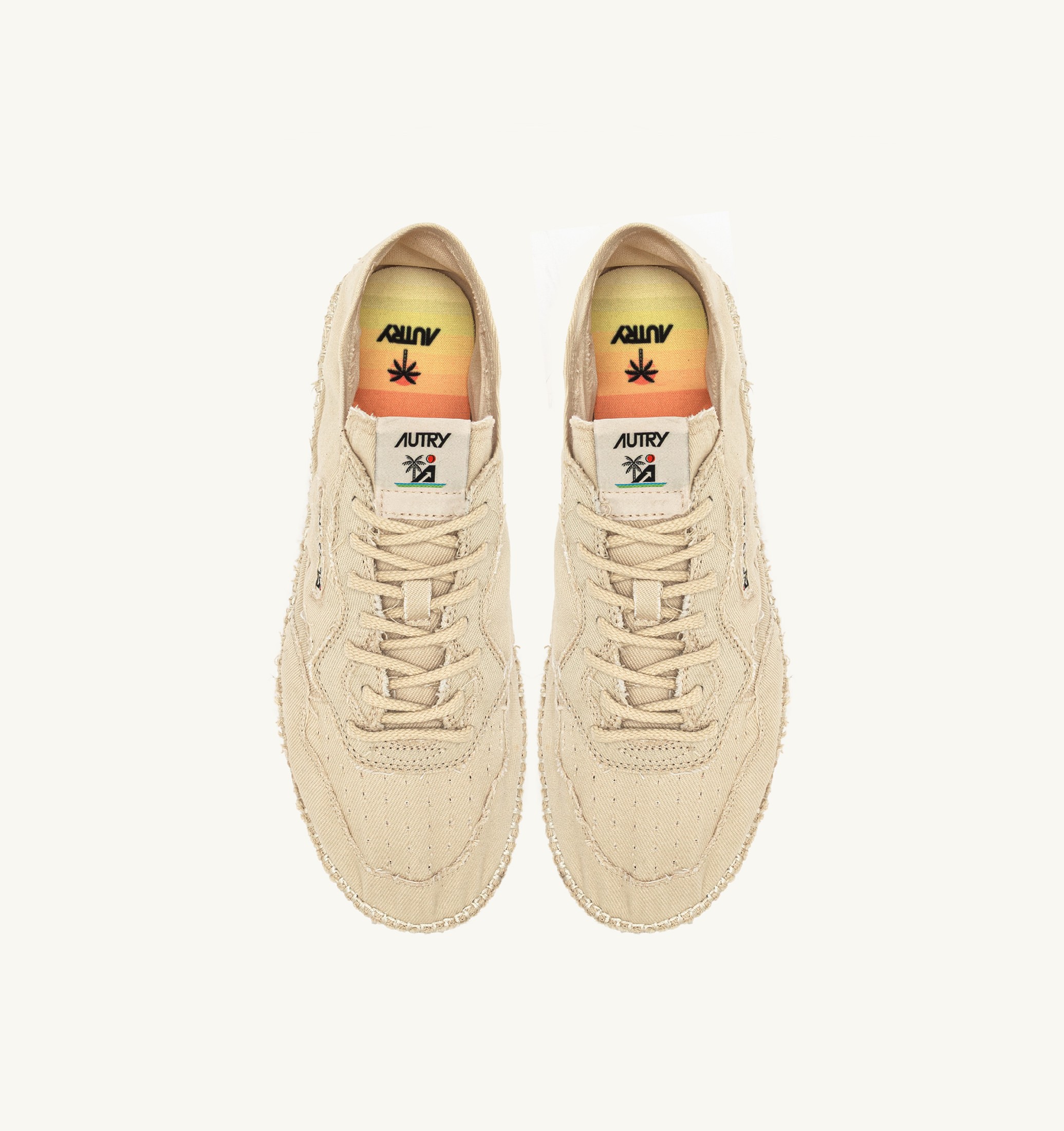 ESPADRILLES SANDY EN TOILE IVORY