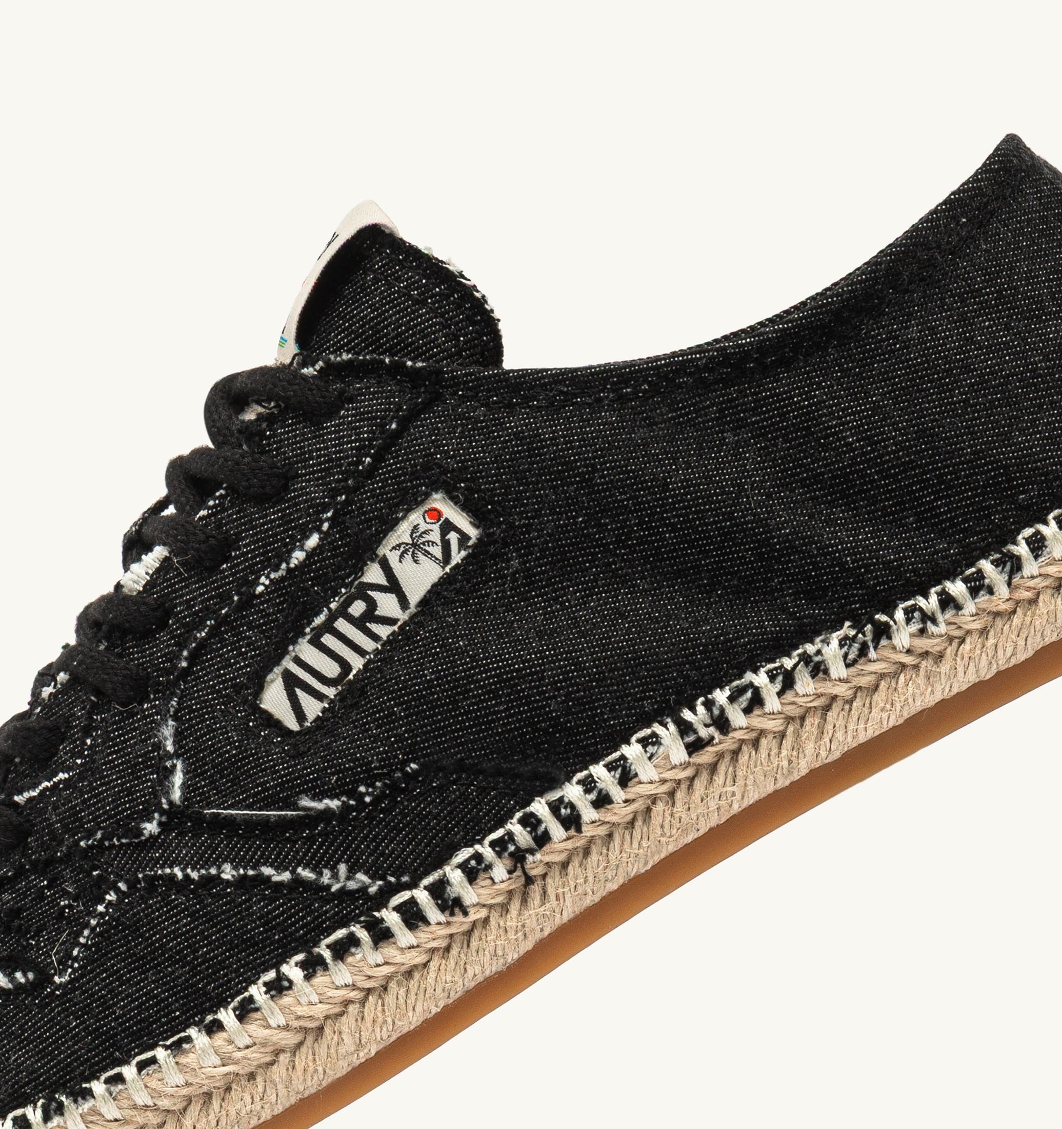 ESPADRILLES SANDY EN TOILE NOIRE