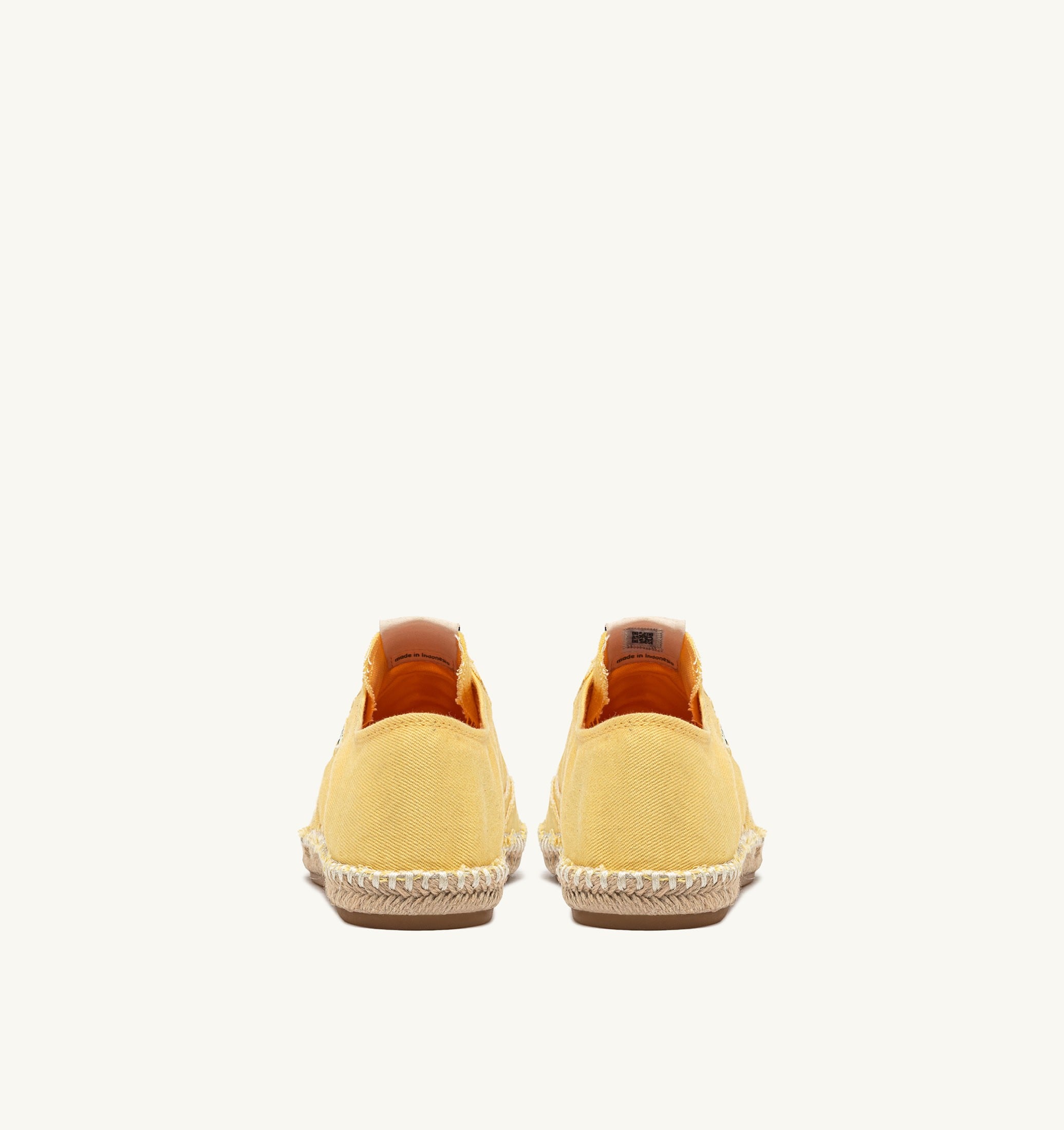 ESPADRILLES SANDY EN TOILE PASTEL YELLOW