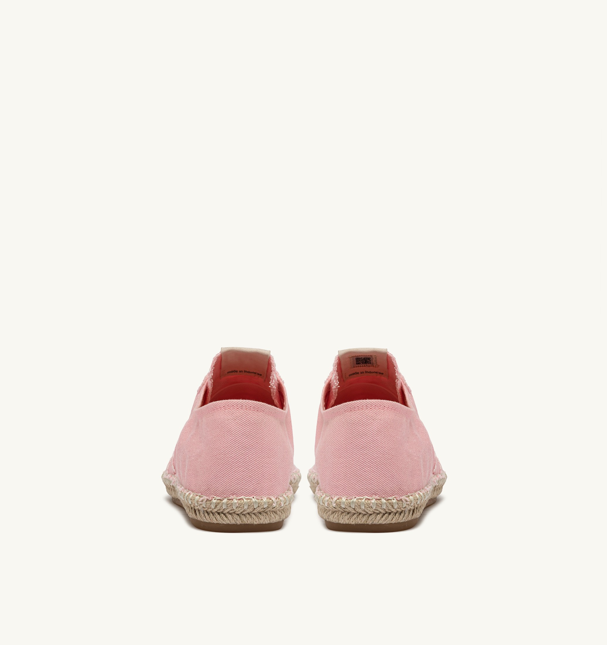 ESPADRILLES SANDY EN TOILE ROSE