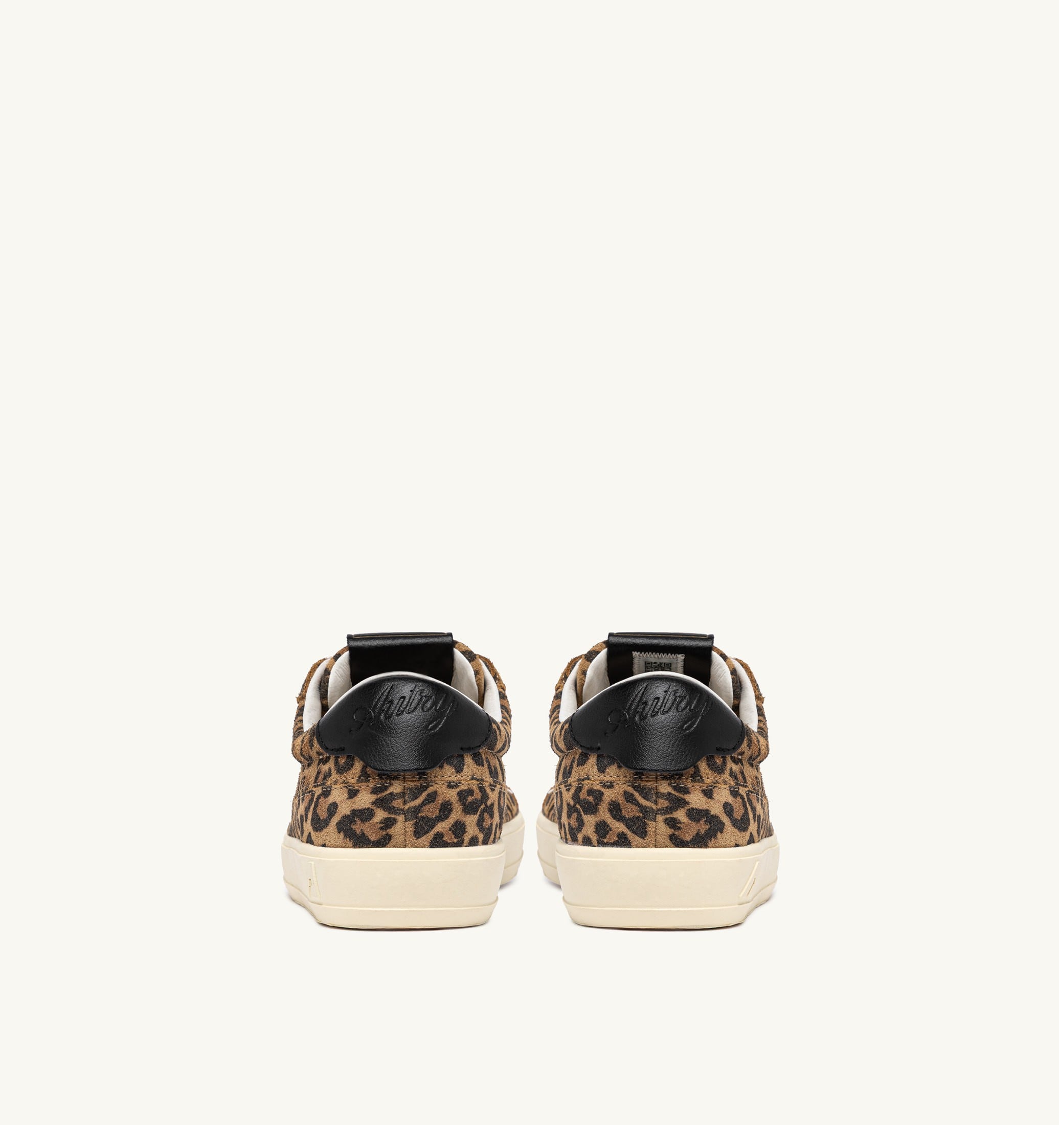 BASKETS WINDSCAPE LOW EN DAIM LEOPARD ET NOIR