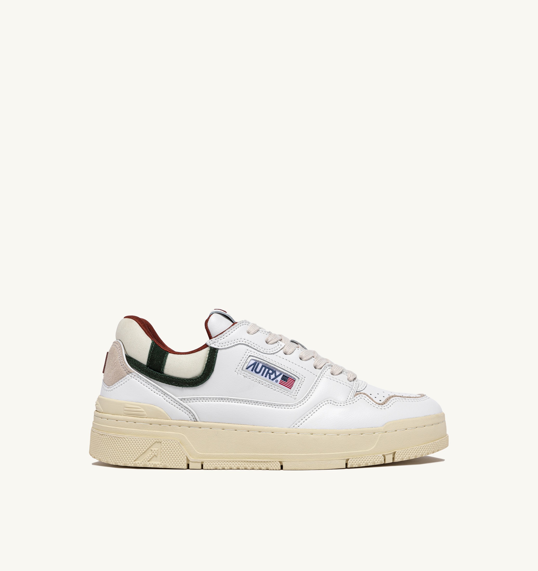 BASKETS CLC LOW EN CUIR BLANC SEQUOIA ET MOUNTAIN