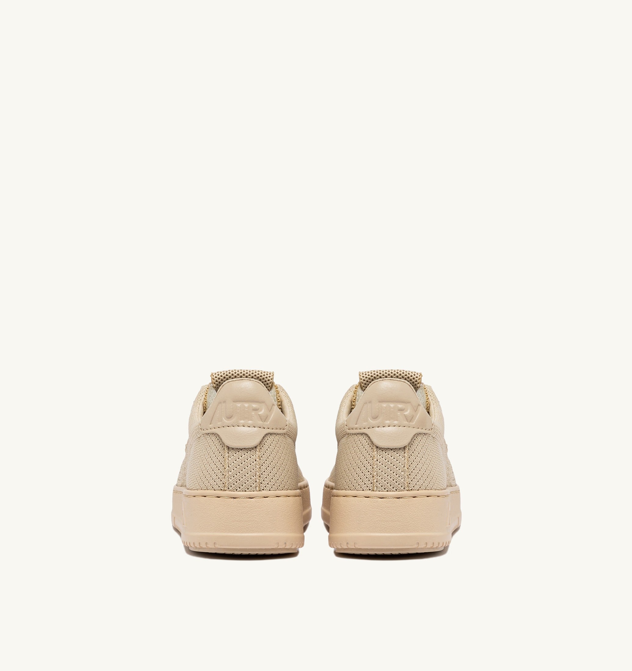BASKETS MEDALIST EASEKNIT LOW EN MAILLE CREME BRULEE