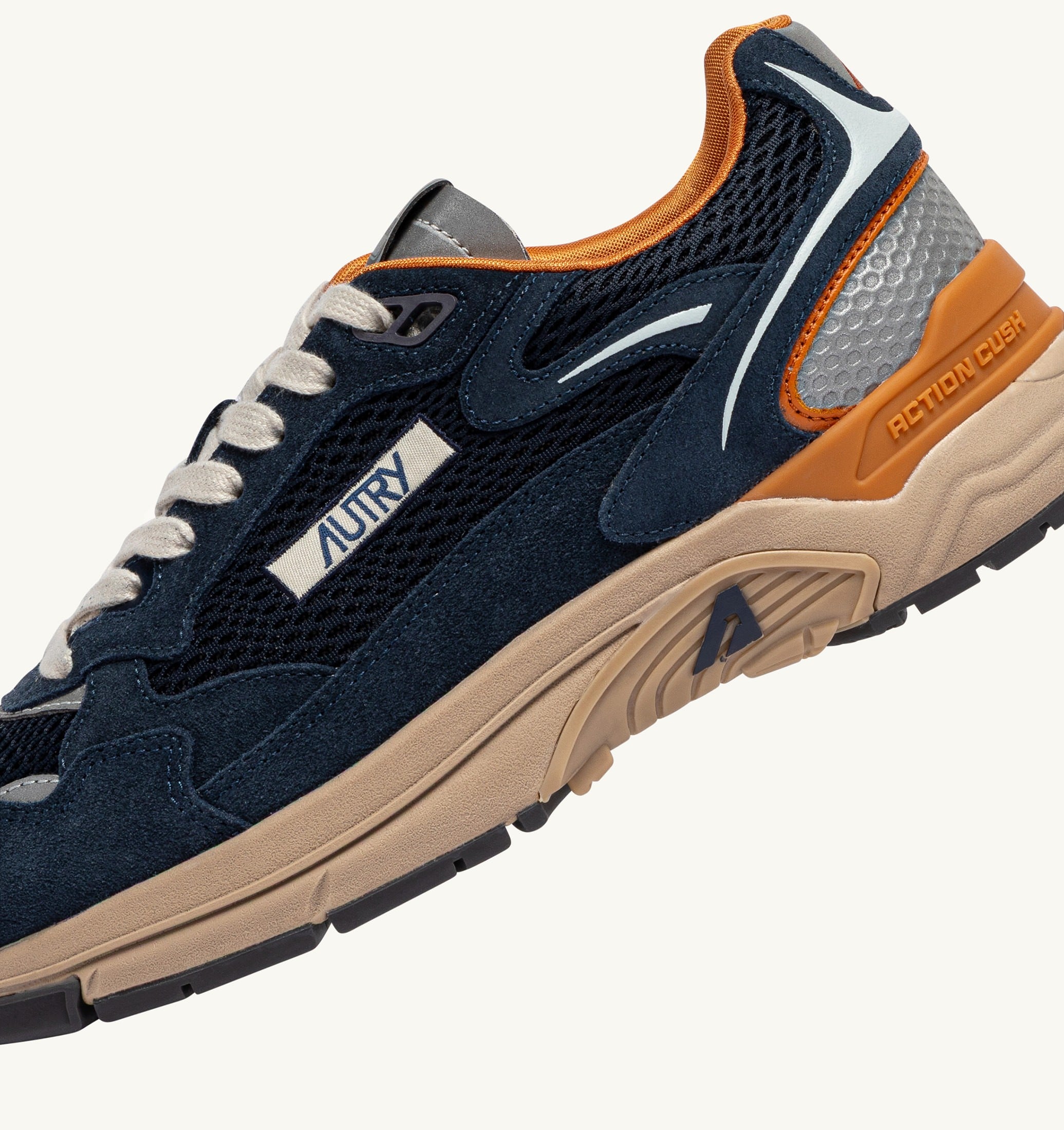 BASKETS HYPERWAY EN DAIM ET MESH MIDNIGHT ET TOMATO CREAM