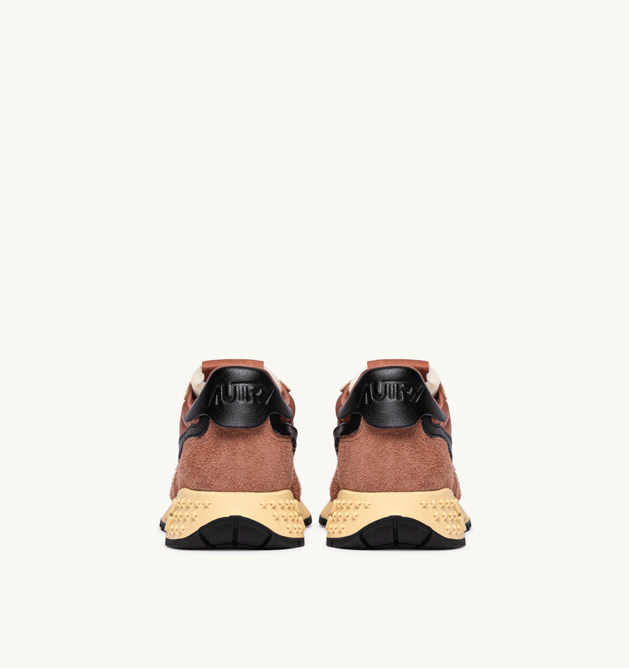 BASKETS REELWIND LOW EN NYLON ET DAIM MOCHA ET NOIR