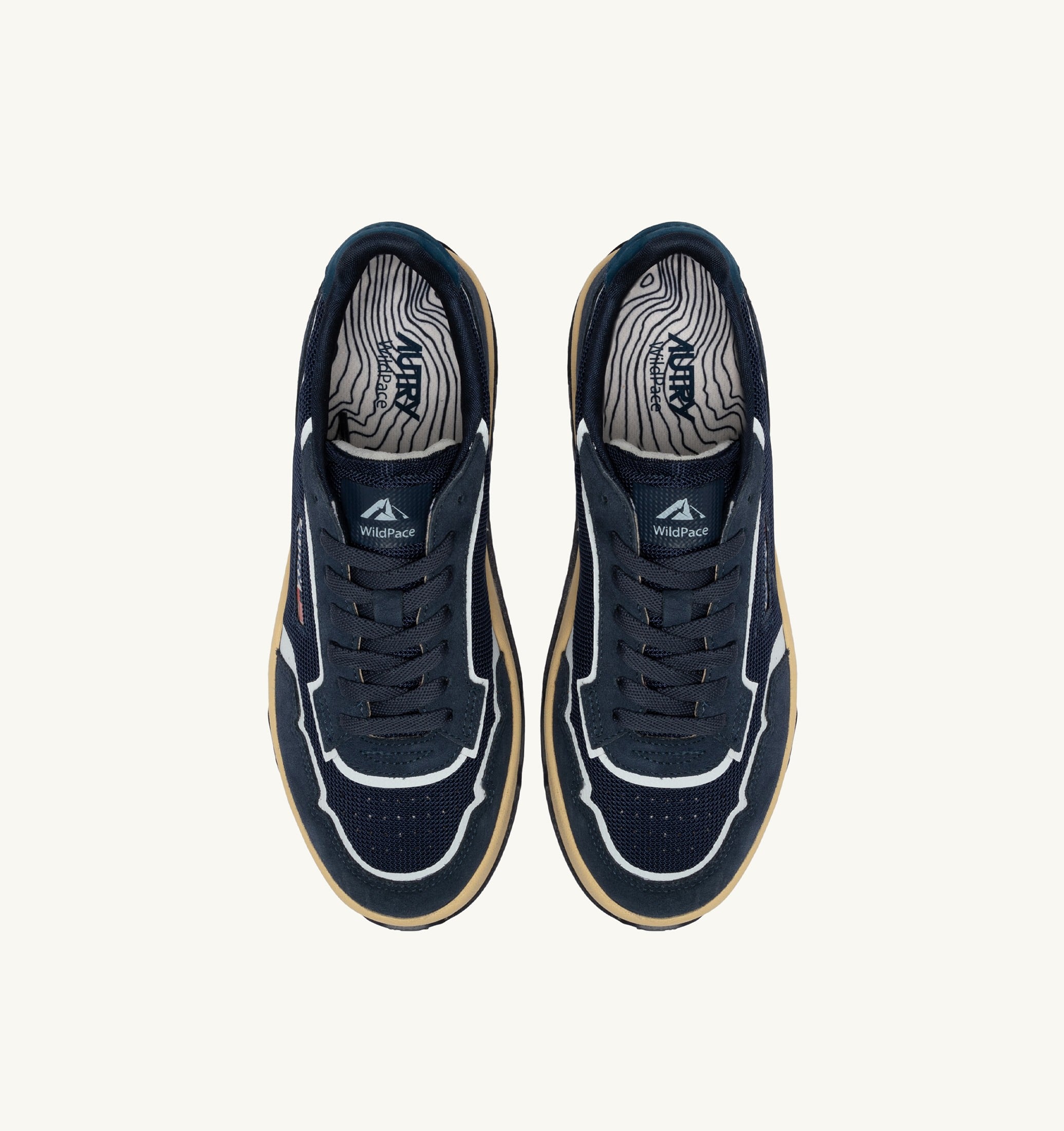 BASKETS WILDPACE LOW EN DRAGON MESH ET DAIM BLUETTE
