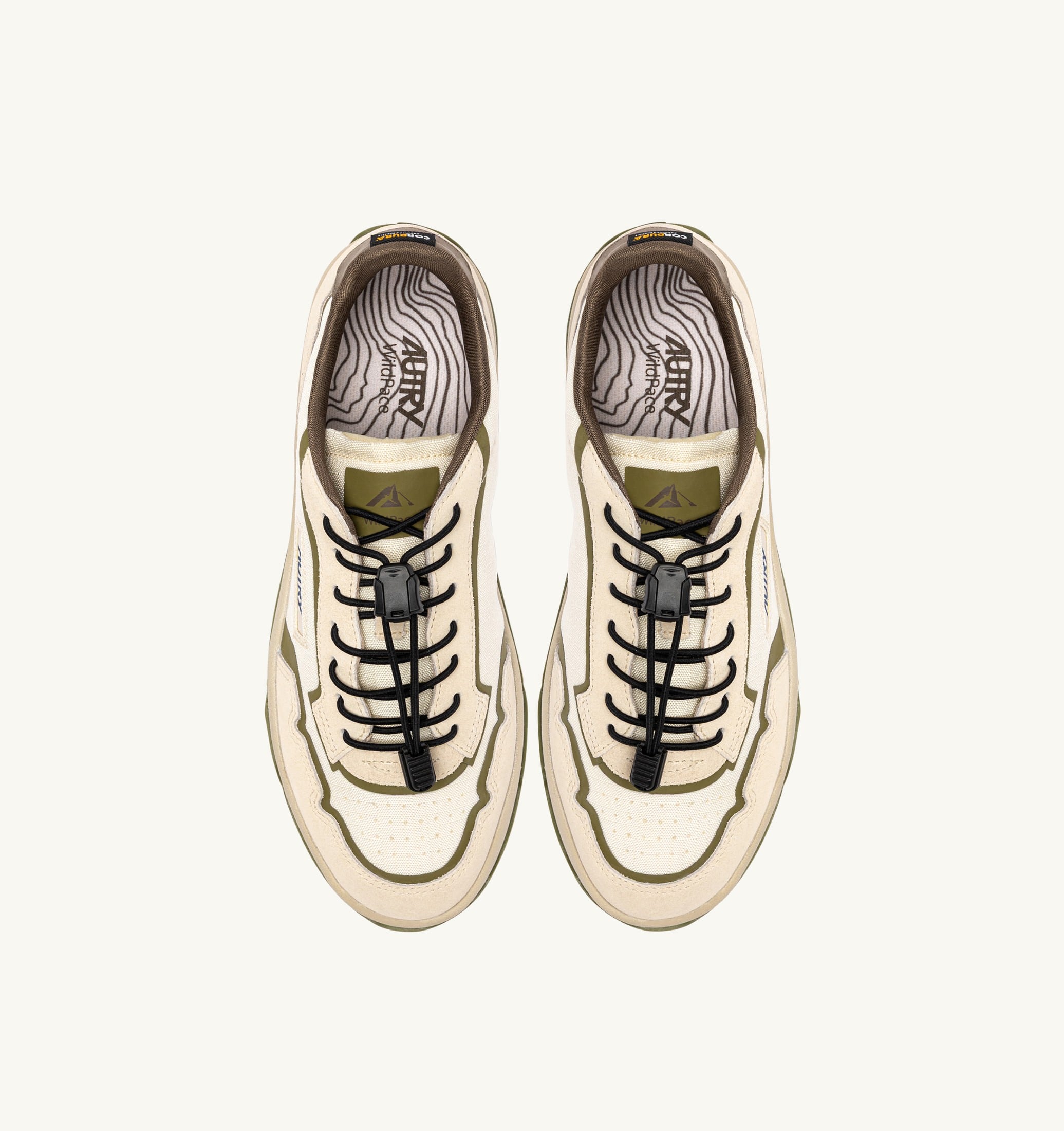 BASKETS WILDPACE LOW EN NYLON RIPSTOP ET DAIM WIFE ET CHOCOLATE