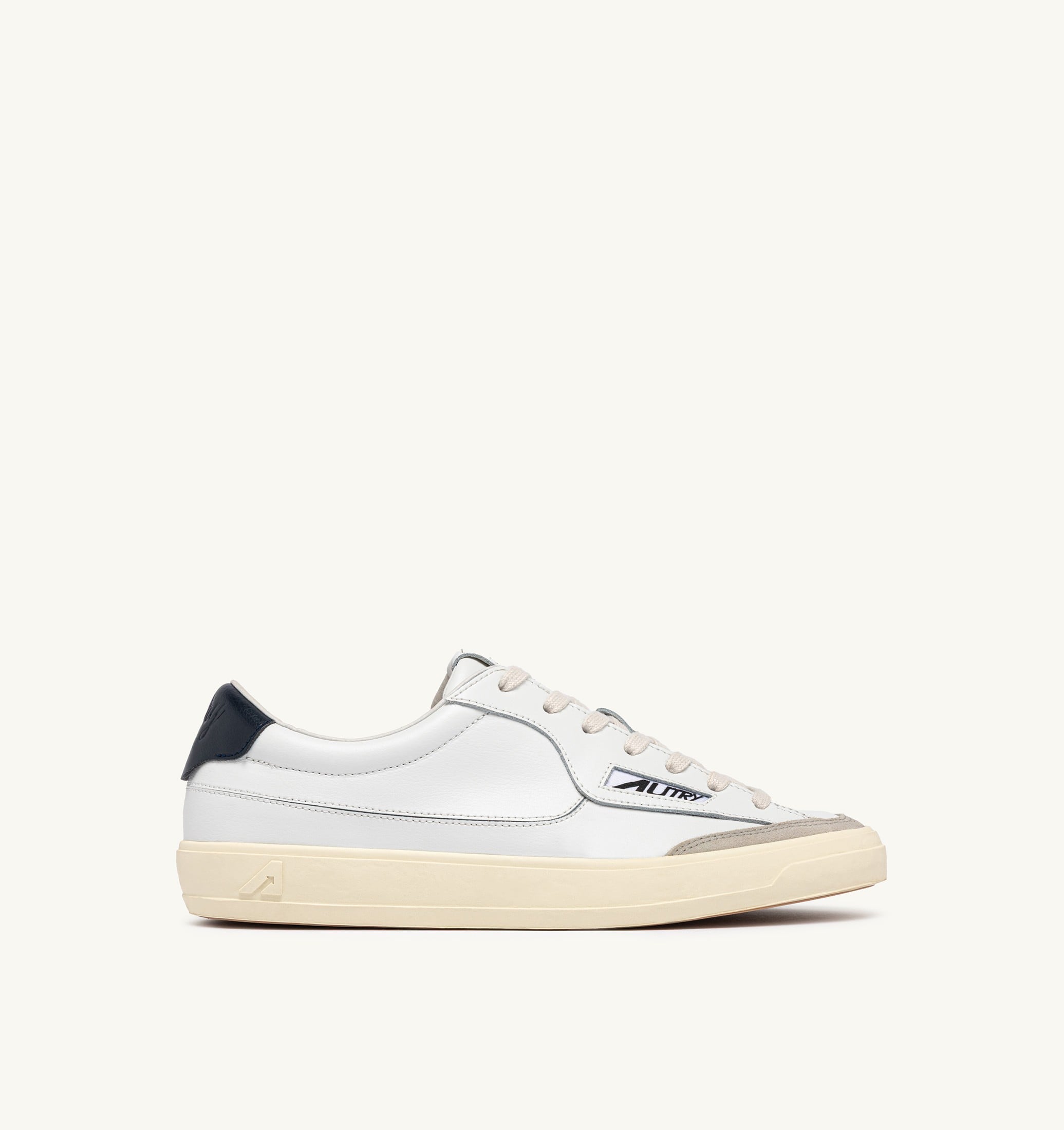 BASKETS WINDSCAPE LOW EN CUIR BLANC ET SPACE