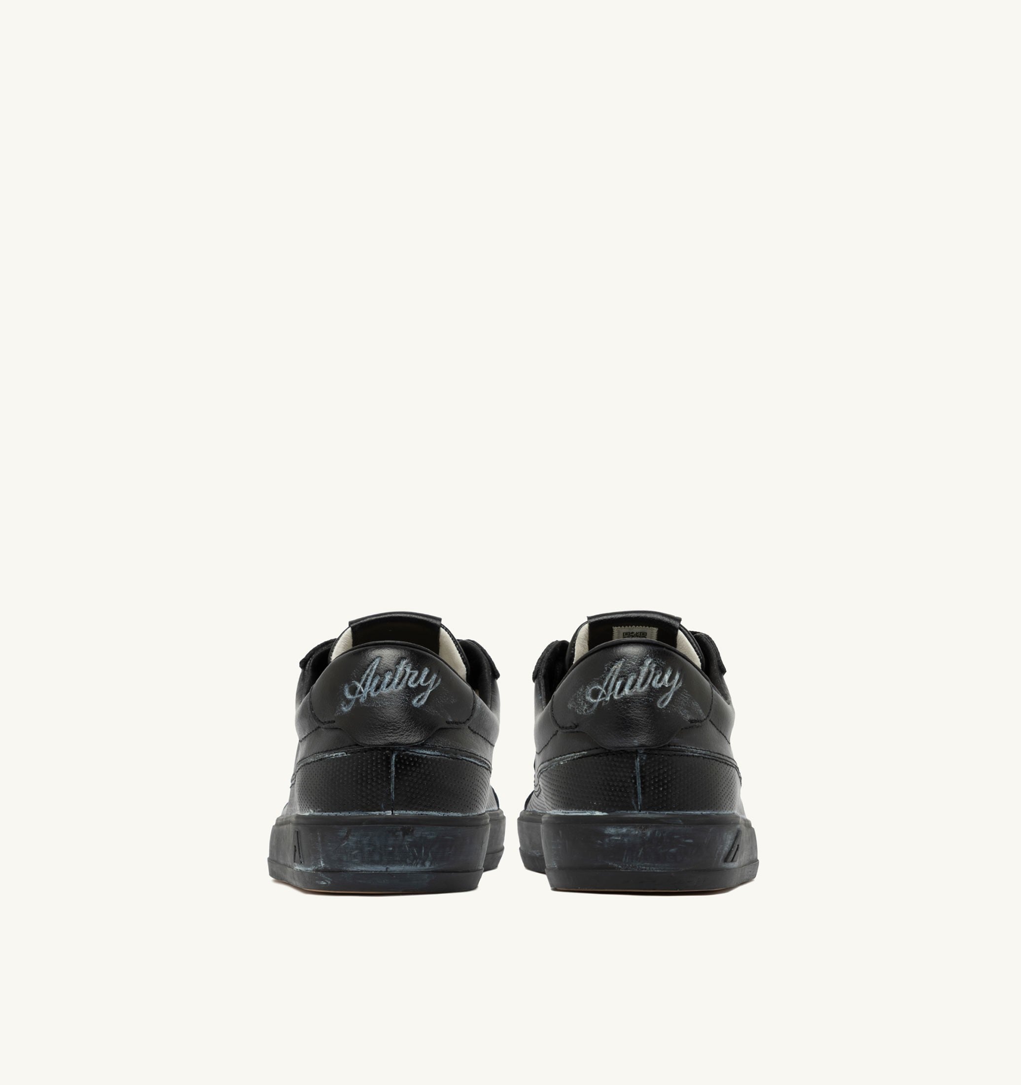 BASKETS WINDSCAPE LOW SUPER VINTAGE EN CUIR NOIR
